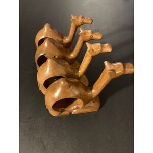Brown Camel Napkin Rings